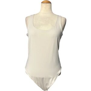 Old Navy Double Layer Scoop Neck Bodysuit Wishbone Size L